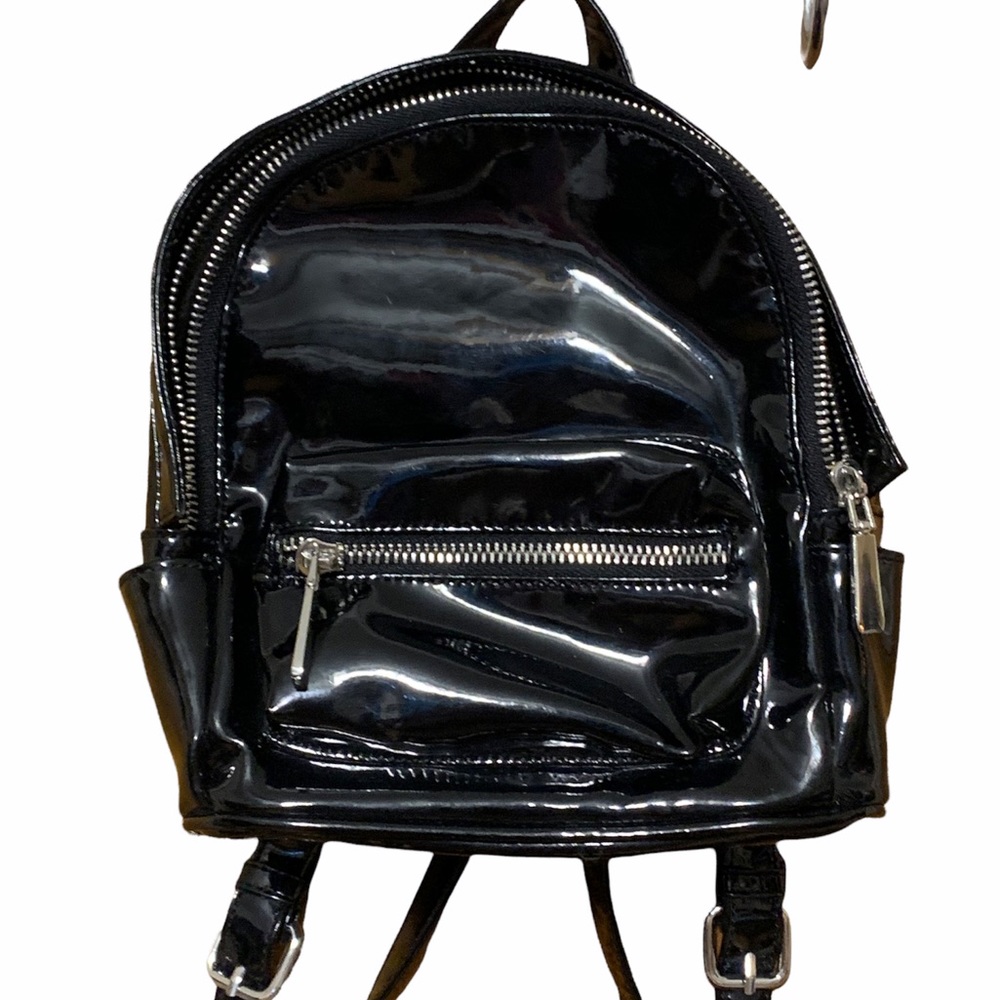 Black Mini Backpack - Picture 2 of 5